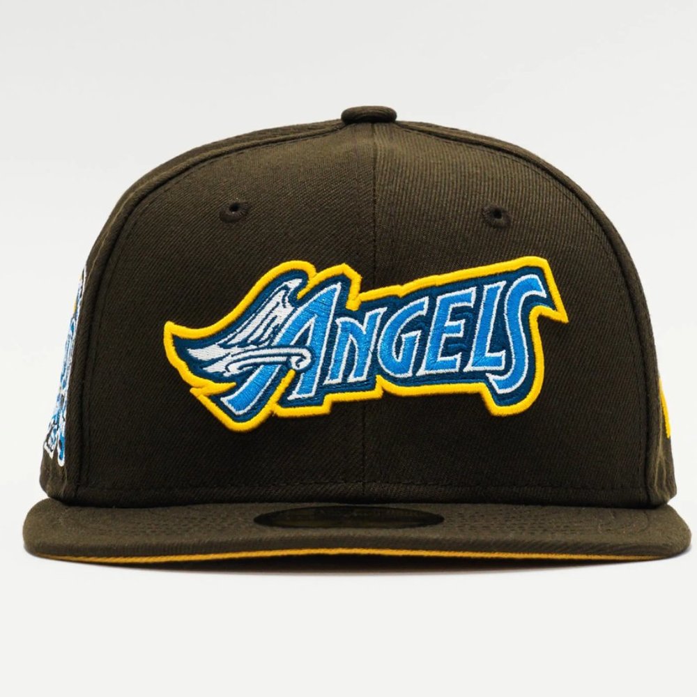 New Era Los Angeles Angels 59FIFTY Fitted Hat Cap 50 Year Side Patch